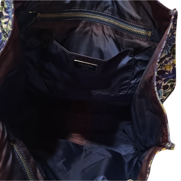 Prada Floral Nylon Tote - Picture 6 of 15